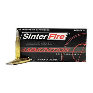 SinterFire Inc SF22355RHA50 Reduced Hazard Ammo (RHA) 223Rem 55gr Lead Free Frangible 50 Per Box terFire Inc SF22355RHA50 Reduced Hazard (RHA) 223Rem 55gr Lead Free Frangible 50 Per Box Ammo