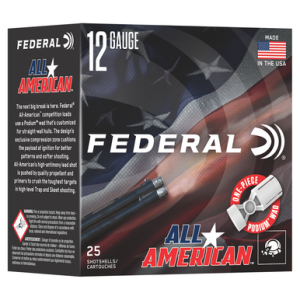 Federal FAA12H19 3 Dram 12 Gauge 2.75 1 1/8oz 9 Shot 25 Per Box eral FAA12H19 3 Dram 12 Gauge 2.75 1 1/8oz 9 Shot 25 Per Box Ammo