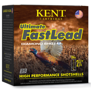 Kent Cartridge K20UFLHV287.5 Ultimate Fast Lead 20 Gauge 2.75 1oz 7.5 Shot 25 Per Box t Cartridge K20UFLHV287.5 Ultimate Fast Lead 20 Gauge 2.75 1oz 7.5 Shot 25 Per Box Ammo