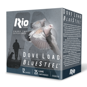 Rio Ammunition Dove Load Blue Steel 12 Gauge 2.75 1oz 7 Shot 25 Per Box Ammunition Dove Load Blue Steel 12 Gauge 2.75 1oz 7 Shot 25 Per Box Ammo