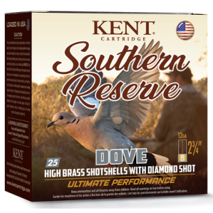 t Cartridge K12SR327.5 Southern Reserve Dove 12 Gauge 2.75 1 1/8oz 7.5Shot 25 Per Box Ammo