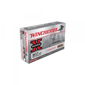 chester Super-X .307 Win Ammunition 20 Rounds 180 Grain Power Point SP 2510fps Ammo