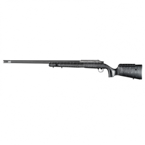 Christensen Arms ELR 6.5 Creedmoor Rifle with 26" Target Profile Carbon Fiber Barrel, Black Nitride Finish, Black with Gray Webbing Stock - CA10266H75261