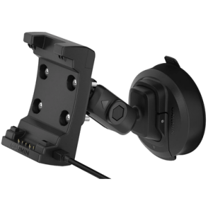 Garmin Suction Cup Mount with Speaker, Black Compatible w Montana 700/700i/710/710i/750i/760i - 0101288110