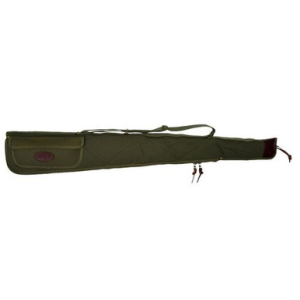 Boyt Harness OGC97PL09 Alaskan Shotgun Case 48" OD Green Canvas with Quilted Flannel Lining, Brass Hardware & Heavy-Duty Web Sling & Spine