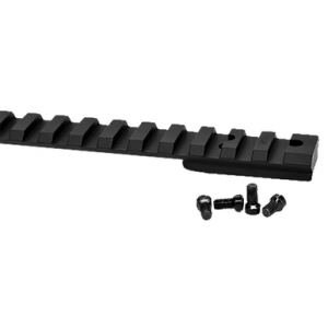 Warne Vapor Picatinny Rail, Black Anodized 15 MOA Ruger 10/22 Rimfire - V49015MOA