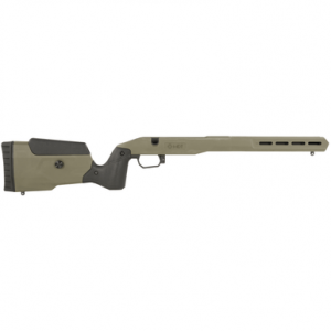 Mdt Sporting Goods Inc Field Stock Chassis System, ODG Polymer Stock M-LOK Forend Sling Swivel Studs Long Action Right Hand Fits Ruger American LA - 109545ODG