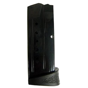 th & Wesson 194530000 OEM Replacement S&W M&P Compact 9mm Luger 12rd Blued Finger Rest Ammo