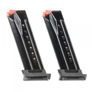 er 90691 Security-9 9mm Luger Ruger 17rd Black Oxide Detachable Sold In A 2 Pack. Ammo