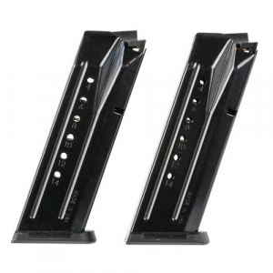 er 90684 Security-9 9mm Luger Ruger 15rd Black Oxide Detachable Sold In 2 Pack Ammo