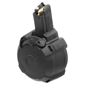 pul MAG1181-BLK PMAG D-50 Black Drum 50rd For 9mm Luger H&K MP5 94 Ammo