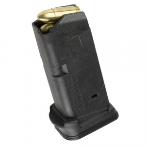 pul MAG674-BLK PMAG GL9 9mm Luger Fits Glock G26 12rd Black Detachable Ammo