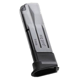  Sauer MAG2022915 OEM 9mm Luger Sig Sauer SP2022 Pro 2009 Pro 2340 15rd Blued Detachable Ammo