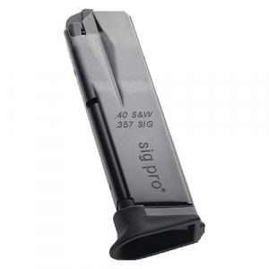  Sauer MAG20224310 SP2022 SP2009 & SP2340 40 S&W/357 Sig Sig Sauer SP2022SP2340SP2009 10 Blued Detachable Ammo