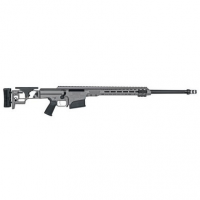 Barrett 18492 MRAD 308 Win 22" 10+1 Gray Gray Folding w/Adjustable LOP Stock Black Polymer Grip Right Hand