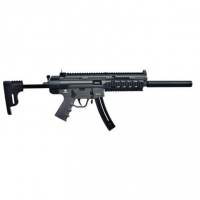 GSG GSGGERGGSG1622S GSG-16 Carbine 22 LR 16.25" 10+1 Smoke Black Collapsible w/Storage Compartment Stock Smoke Polymer Grip Right Hand