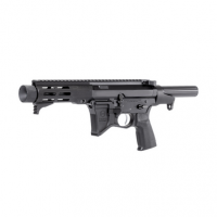 Maxim Defense - Handgun - 9mm Luger, 5.50" Threaded CMV Nitride Finished Barrel with Flash Hider, Anodized 7075-T6 Receiver, M-Rax/M-Lok Compatible Handguard, Ambidextrous Mag Release - Compatible with Glock G19 & Longer 9mm Magazines - MXM48172