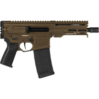 CMMG Dissent 5.56x45mm NATO Midnight Bronze AR-15 Semi Automatic Pistol