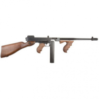 Thompson T114 1927A-1 Deluxe 45 ACP 16.50" 20+1 Blued American Walnut Wood Grip Right Hand Fixed Compensator