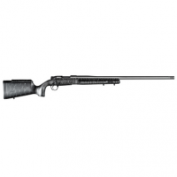 Christensen Arms Mesa Long Range Full Size 6.5 Creedmoor Rifle with 26" Button Rifled Free Floating Steel Barrel, Tungsten Gray Cerakote Aluminum Receiver, Black w/Gray Webbing Fixed Long Range Stock - 8010200100