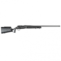 Christensen Arms Mesa Long Range Full Size 28 Nosler Rifle with 26" Button Rifled Free Floating Steel Barrel, Tungsten Gray Cerakote Aluminum Receiver, Black w/Gray Webbing Fixed Long Range Stock - 8010200500