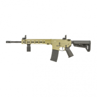 Maxim Defense MD15 L - 5.56x45mm NATO, 30+1, 16" Fluted Barrel, Bazooka Green Receiver/M-LOK Handguard, Magpul Furniture, SL-K Stock, MBUS Sights, Blackout Defense Flat Trigger - MXM49736