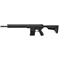 Live Free Armory LFHUN81001 Hunter 7.62x51mm NATO 10+1 18" Heavy Threaded Steel Barrel, Black Cerakote M4 Flat Top w/Feed Ramps Aluminum Receiver, Black Polymer 6 Position Collapsible Magpul SL-S Stock