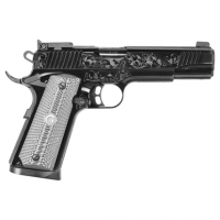 Girsan MC1911 Lux .45 ACP Pistol - Black Chrome Engraved