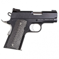 Magnum Research DE1911U 1911 Undercover 45 ACP 3" 6+1 Black Aluminum Frame Black Carbon Steel Slide Black & Gray G10 Grip