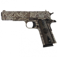 Iver Johnson Arms 1911A1COPPERHEAD 1911 A1 Government 70 Series 45 ACP 5" 8+1 Copperhead Snakeskin Steel Snakeskin Texture Black Diamondwood Grip