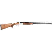 TriStar 33118 Trinity LT O/U 410 Gauge 28" 2rd 3" Silver Engraved Aluminum Rec Turkish Walnut Stock Right Hand (Full Size) Includes 5 MobilChoke