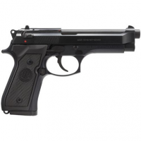 Beretta USA J92M9A0 M9 9mm Luger 4.90" 10+1 Black Bruniton Steel Slide Black Checkered Polymer Grip