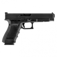 Glock UG4130103MOS G41 Gen4 MOS 45 ACP 5.31" 13+1 Black Black Steel with MOS Cuts Slide Black Interchangeable Backstrap Grip