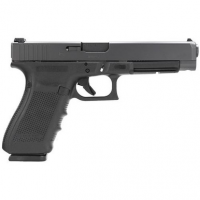 Glock PG4130101 G41 Gen4 45 ACP 5.31" 10+1 Black Steel Slide Black Interchangeable Backstrap Grip Fixed Sights