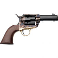 Pietta HF357CHS312NM 1873 GW2 Posse 357 Mag 6rd 3.50" Blued Steel Barrel & Cylinder Color Case Hardened Steel Frame with Walnut Grip