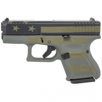 Glock G26 Gen5 Sub-Compact 9mm Operator Flag Cerakote Semi Automatic Handgun