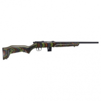 Savage Arms 96636 Mark II Minimalist 17 HMR 10+1 Cap 18" Matte Black Rec/Barrel Green Laminate Boyd's Minimalist Stock Right Hand (Full Size) 2