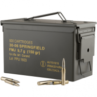 PPU Standard Rifle 30-06 Springfield 150 gr Full Metal Jacket - PP3006GMC