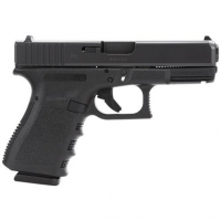 Glock PI3850201 G38 Gen 3 Compact 45 GAP 4.02" 8+1 Black Steel Slide Black Polymer Grip Fixed Sights