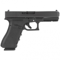 Glock PI3750201 G37 Gen3 45 GAP 4.49" 10+1 Black Steel Slide Black Polymer Grip Fixed Sights