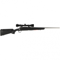 Savage Arms 57283 Axis XP 25-06 Rem 4+1 Cap 22" Matte Stainless Rec/Barrel Matte Black Stock Right Hand (Full Size) Includes Weaver 3-9x40mm Scope