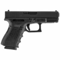 Glock UI2350203 G23 Compact 40 S&W 4.02" 13+1 Black Polymer Frame Black Steel Slide Black Polymer Grip Fixed Sights