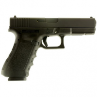 Glock UI1750201 G17 Gen3 Double 9mm Luger 4.48" 10+1 FS Black Polymer Grip/Frame Black