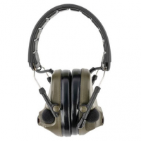 Peltor MT20H682FB09GN ComTac V Hearing Defender Headset 23 dB Over the Head OD Green Ear Cups with Black Headband for Adults 1 Pair