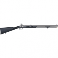 Traditions R381050 PA Pellet Ultralight 50 Cal Flintlock 26" Stainless Black Powder Rifle