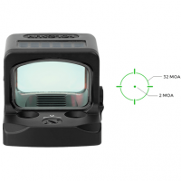 Holosun EPSCARRYGRMRS EPS Carry Green MRS Black Anodized 0.58 x 0.77 2 MOA Green Dot/32 MOA Green Circle Multi Reticle