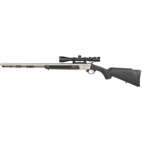 Traditions R574110440 Pursuit XT 50 Cal 209 Primer 26" Stainless Cerakote Black Synthetic Stock