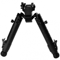 Warne 7901M Precision Bipod Matte Black 6.9"-9.1" Aluminum