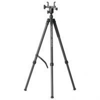 Bog-Pod 1168229 Death Grip Sherpa Tripod with Removable Center Post Black/Carbon Fiber Legs Rubber with Removeable Spike