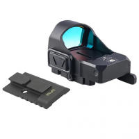 Meprolight MicroRDS Red Dot Sight with 3 MOA Illuminated Reticle, Black, 23x17mm, Fits CZ 75 - 88070501